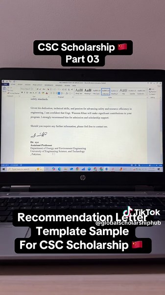 Tips for Writing a Strong CSC Scholarship Recommendation