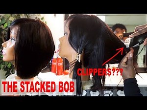 HOW TO CUT A STACK BOB USING CLIPPERS/TRIMMERS | ARISON HAIR