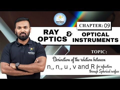 n₁, n₂, u, v, R Relation Derivation | Class 12 Physics Ray Optics|@Physics_Mestru