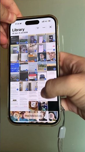 How to bulk delete photos on your iPhone #apple #ios #tech #hidden