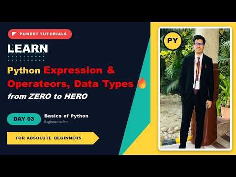 Python Data Types & Operators Explained with Practical Coding in VS Code | Beginner to Pro🔥🔥🔥