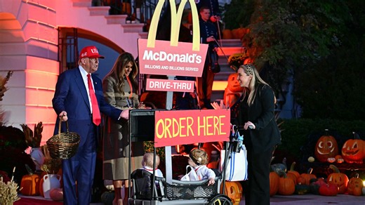 6.7K views · 81 reactions | Watch President Donald Trump and First Lady Melania Trump hand out Halloween candy to kids dressed in creative costumes. Which costume is your favorite? | USA TODAY Video | Facebook