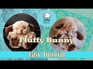 Easy Fluffy Bunny Tutorial / Needle Felting