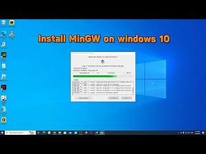 How to download MinGW w64 installation on Windows 10