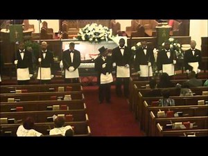 PM Booker T masonic service. (Prince Hall 57)