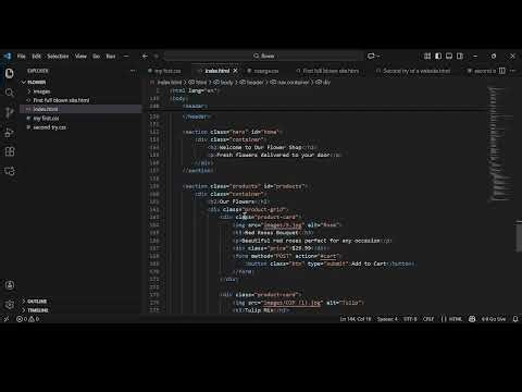 How to build a full blown website using HTML and CSS