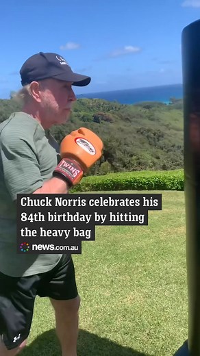 Happy Birthday Chuck Norris! 🎉🎂 #ChuckNorris #Birthday #Entertainment | news.com.au Entertainment