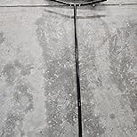 18 Inch Heavy Duty Rolling Lawn Aerator, Adjustable Weight Manual Roller Lawn Aerator Tool with Pre-Welded Spike, Hand Roller Soil Aerator for Garden Yard Lawn Grass Care with 49 Inch Steel Handle