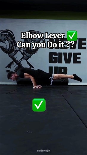 Beginner calisthenics Elbow Lever tutorial movement ✅ for beginners #calisthenics #sports #fitness