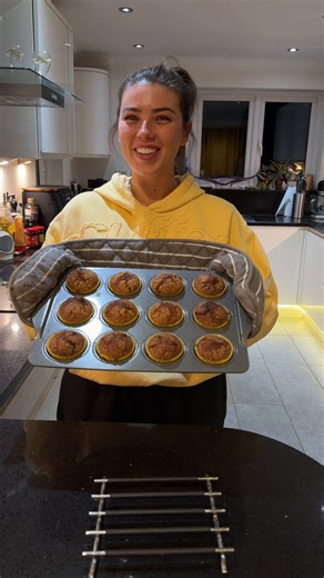 High Protein Banana Bread Cupcakes Recipe