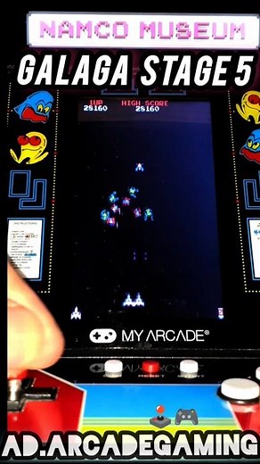 My Arcade Galaga Stage 5 ☆ Namco Museum Mini Player