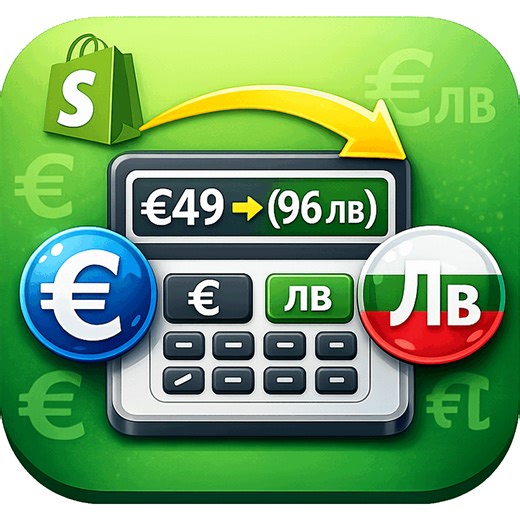 Display Euro and Lev prices side by side on your... | Shopify App Store