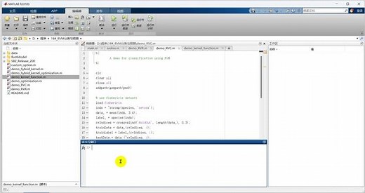 #matlab #相关向量机 #（RVM） #回归和分类算法 184基于matlab的相关向量机（RVM）回归和分类算法。该算法基于贝叶斯稀疏核⽅法，避免了支持向量机（SVM）的主要局限性。RVM关键是为每个权参数 都引入一个单独的超参数 ，而不是一个共享超参数。程序已调通，可直接运行。