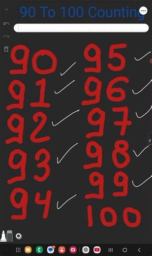 Counting 90 to 100 | Kids Learning Numbers | #shorts