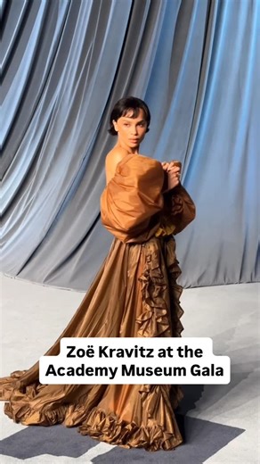Deadline | Zoë Kravitz takes the carpet at the Academy Museum Gala | Instagram