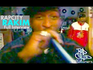 Rakim - FULL Interview & freestyle in the booth (Rap City)