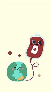 A dynamic flat design animation for Blood Donation Day, featuring bright visuals and symbolic imagery to promote the importance of donating blood and encouraging public participation and awareness.