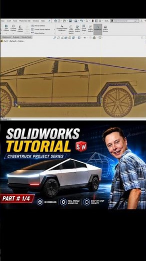SolidWorks Cybertruck Project