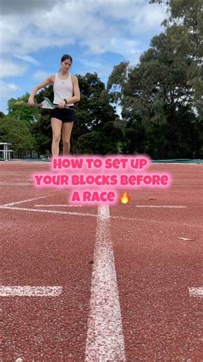 How to set up your blocks before a race step by step 🔥