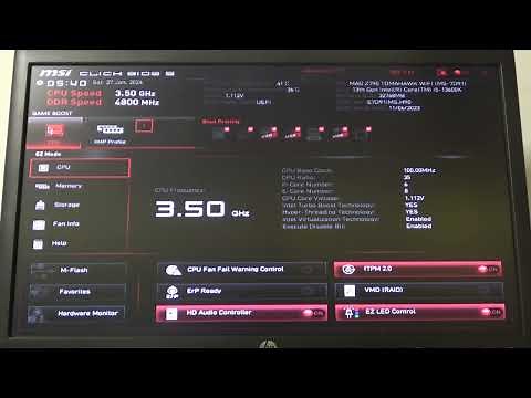 How To Enable & Disable Game Boost CPU On MSI Z790 Tomahawk MAX WIFI