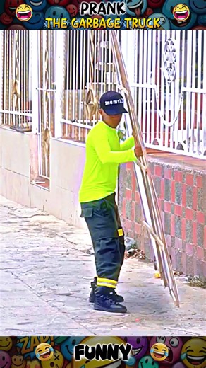 The garbage truck 🤣 #fyp #funny #prank #comedy #viral | pranks