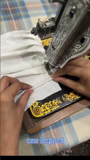 Easy Ruffle Stitching Technique | Sewing for Beginners #Shorts#DressDesigning#SewingTips#easyRuffle