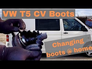 Replacing CV Joint Boots on my VW T5 - one way to do them at home