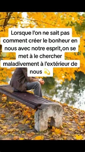 Lorsque l'on ne sait pas comment créer le bonheur en nous avec notre esprit💫✨.