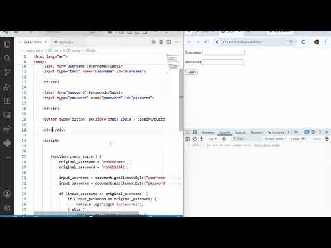 JS - Simple login logic