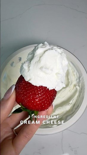 1-Ingredient Homemade Cream Cheese