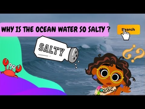 🌊 Why is the Ocean SALTY?! But Rivers Aren't! | Science for Kids |❓Where Does Ocean Salt Come From?