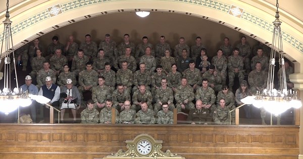 Wyoming National Guard Adjutant General addresses legislature