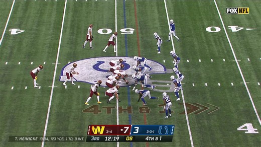 E.J. Speed stonewalls Brian Robinson's fourth-down rush up gut