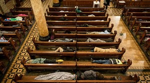 This church opens doors to 225 homeless people, letting them sleep inside every night