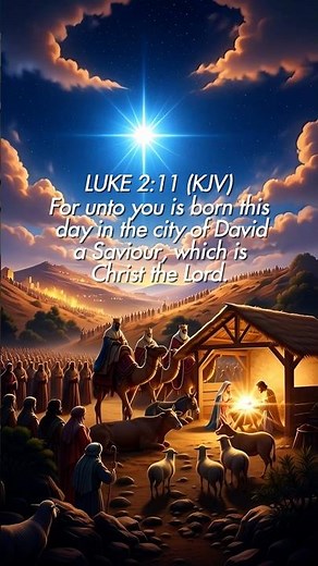 A Savior Is Born ✨ | Luke 2:11 | Christ the Lord #jesuschrist #bibleverse #quotes #short #faith