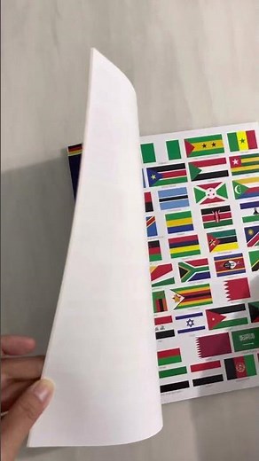 Flags Of The World Sticker Book