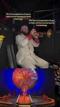 best seat in the house 🎺 #LUZIA | Cirque du Soleil