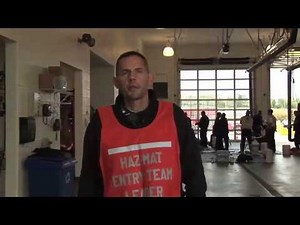 Fire Department Hazmat Training Exercise