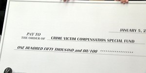 Crime victims fund gets largest-ever contribution