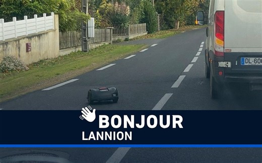 Robot fugueur, hélico élagueur et dernier plein d’essence : Bonjour Lannion | Le Télégramme