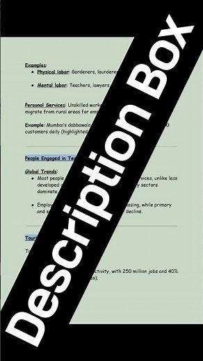 Notes of Tertiary and Quaternary Activities Class 12 | Geography | Class 12 | Notes