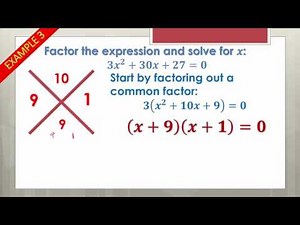 Factoring Quadratic Equations