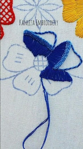 floral embroidery design with easy stitches #art