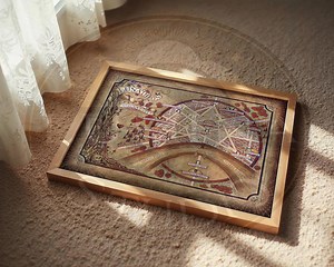 Crescent City Lunathion Map Print, Sarah J Maas Bookish Art (digitaler Download) - Etsy.de