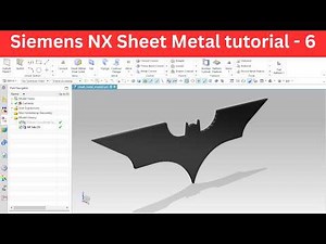 Sheet Metal Tutorial for Beginners in Siemens NX (Step-by-Step)