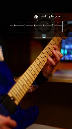 Breaking Benjamin - The Diary Of Jane Riff Tutorial #guitar #lesson #tab
