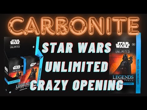 CARBONITE UNBOXING - SHOWCASE HIT - Star Wars Unlimited Legends of the Force