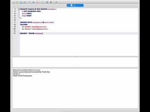 How to Create a Table and Insert Data in SQL