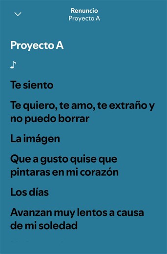 Renuncio a tu olvido salsa - Proyecto A (canción y tema)