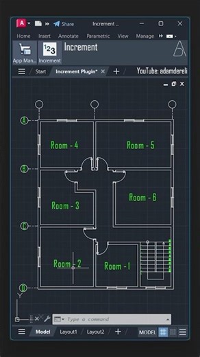 Increment Plugin - AutoCAD Tutorials #autocad #architecture #architect #architects